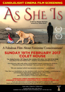 Inspirational film and Transforming from Stardust talk 19th Feb 2017 7.30pm